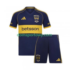 Koszulka CA Boca Juniors Dziecięcy Domowe Koszulki Piłkarskie 2025-2026 Krótki Rękaw